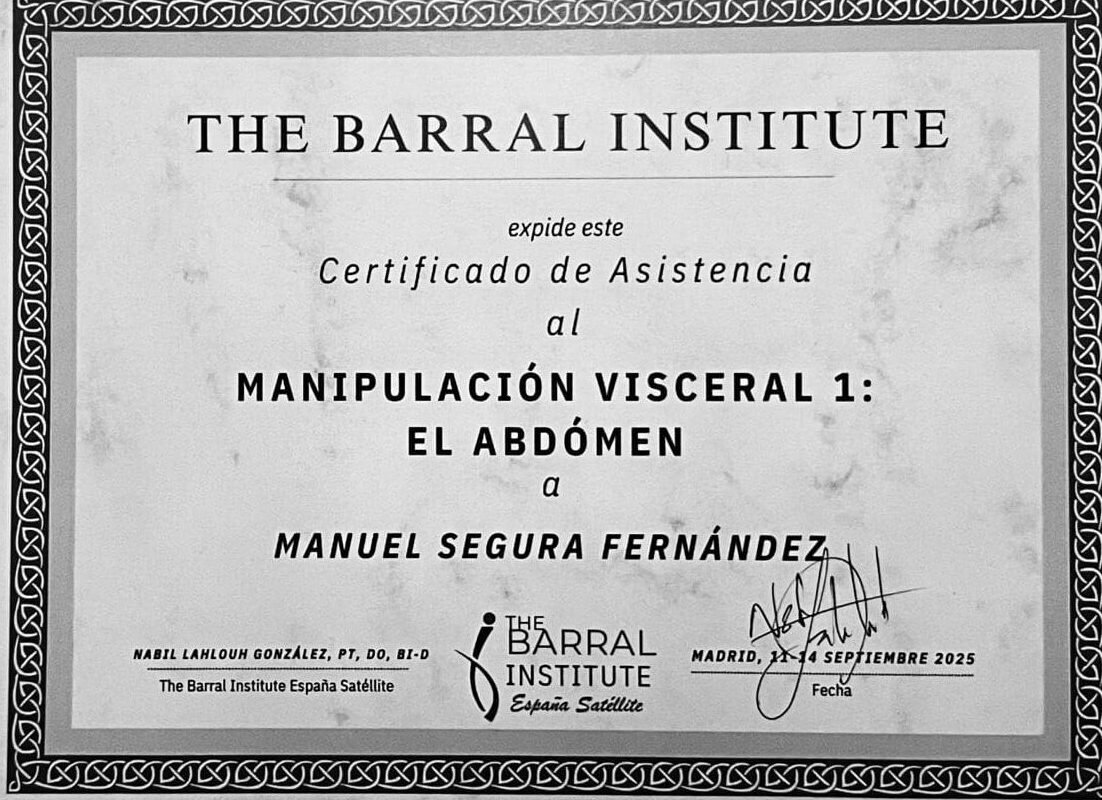 Título The Barral Institute, manipulación visceral 1. Manuel segura Fernández